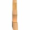 Ekena Millwork Richland Rough Sawn Timber Gable Bracket, Western Red Cedar, 60"W x 27"H x 4"D x 6"F, 11/12 Pitch GBW060X27X0406RIC00RWR - alternate 2